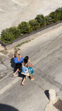 Morning life captured at Italian coastal resorts and towns