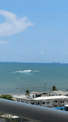 Morning balcony breakfast and ocean views documented in Pattaya