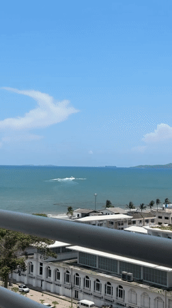 Morning balcony breakfast and ocean views documented in Pattaya