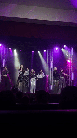 Six women perform at concert hall in Perm, Russia