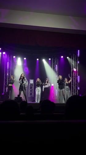 Six women perform at concert hall in Perm, Russia