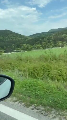 Scenic drive captured on video near Jinzifovo, Bulgaria