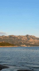 Evening life captured in Budva Montenegro coastal scenes