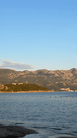Evening life captured in Budva Montenegro coastal scenes