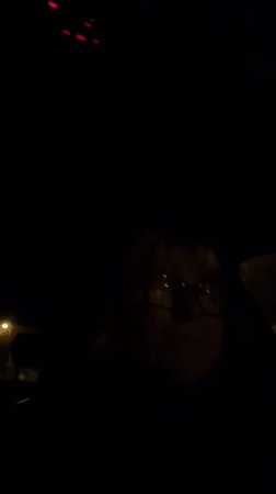 Woman driving at night captured on video in Chambœuf