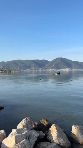 Tranquil morning bay scene captured in Fethiye, Turkey