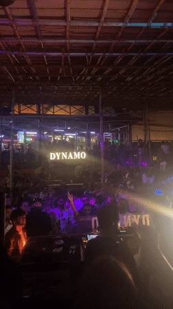 Live DJ set at Dynamo club in Vagator, Goa