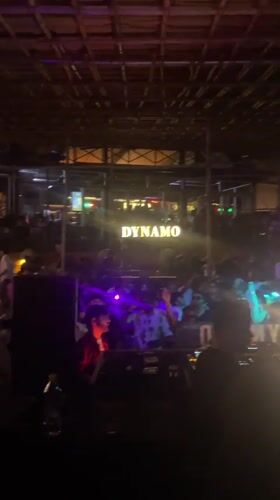 Live DJ set at Dynamo club in Vagator, Goa