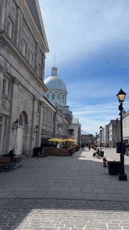 Montreal waterfront and Old Port captured in afternoon documentation