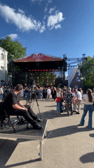 Outdoor jazz festival draws crowds in Moscow