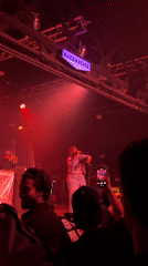Female rapper performs at Barcelona's Razzmatazz venue