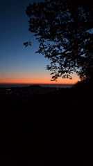 Twilight landscape and water reflections observed in Sankt Gallen