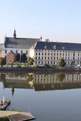Morning views along the Oder River in Wrocław
