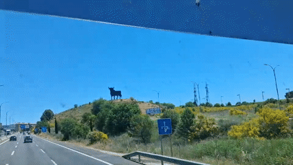 Motorist captures iconic roadside sculptures near Guadalajara highway