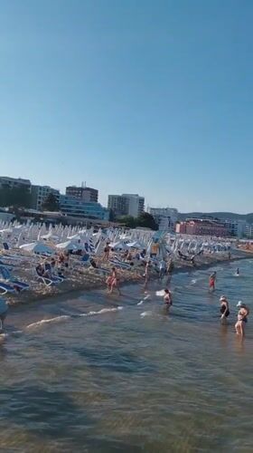 Beach day and amusement park evening in Nesebar, Bulgaria