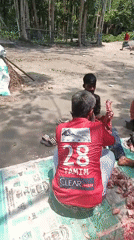 Group conducts outdoor animal butchering operation