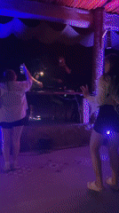 Outdoor DJ set with dancing in Nha Trang