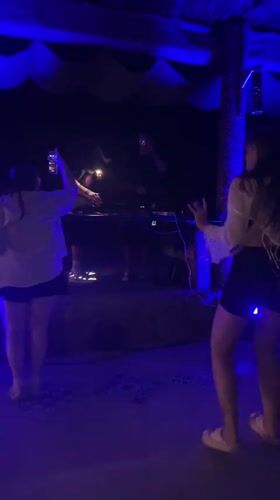 Outdoor DJ set with dancing in Nha Trang