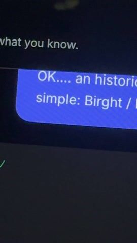 The video shows a screen displaying code and programming-related text. The text indicates that a "Factory Fired Up" job is in progress, involving tasks like "Light theme CSS variables" and "ThemeProvider". A note mentions it's "actually historic" and the "First time I'm writing code in". The screen also lists several "Read File" operations with checkmarks next to them, along with "Read Memory" and "trigger_factory". The context suggests the video documents a potentially significant or novel coding process.