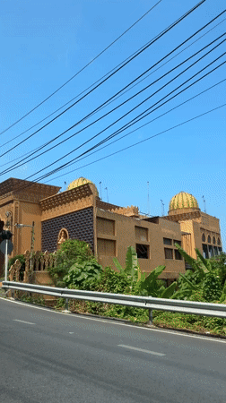 Vehicle journey documented through Karon, Thailand in early morning