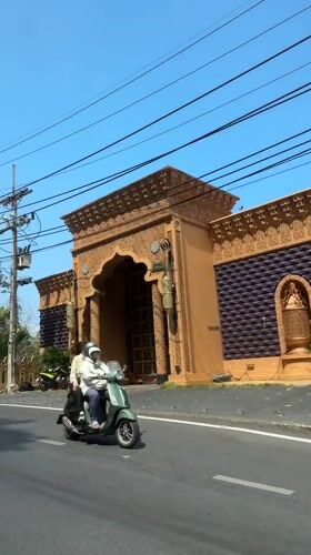Vehicle journey documented through Karon, Thailand in early morning