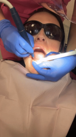 Routine dental visit, garden moments documented in Tunbridge Wells