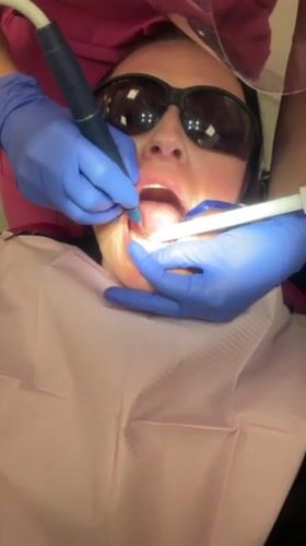 Routine dental visit, garden moments documented in Tunbridge Wells