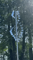 Kinetic wind sculpture observed in Votkinsk, Russia