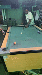 Evening pool game draws crowd at Ado Nigeria hall