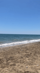 Morning beach visit documented in Trikomo, Northern Cyprus