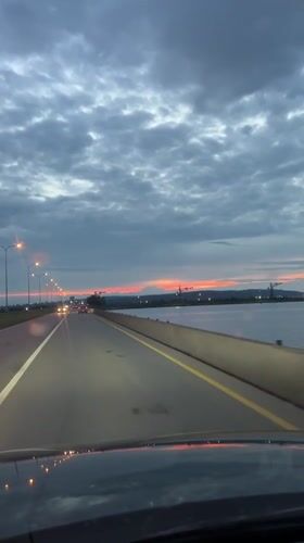 Sunset drive and evening wind-down in Chaikovsky