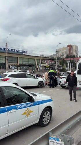 Daily life scenes documented across Alushta including traffic accident