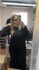 Blonde woman photographed multiple times in Noviy, Russia