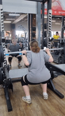 Gym workout session captured across 10-minute timespan
