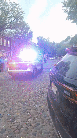 Late-night graduation parade rolls through downtown Nantucket streets