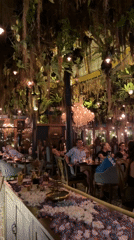 Ornate restaurant interior documented in Ubud, Indonesia