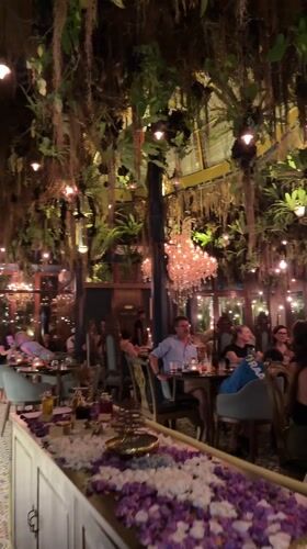 Ornate restaurant interior documented in Ubud, Indonesia