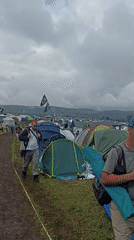 Muddy outdoor music festival in Lagunovo draws big crowd