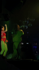 Moscow nightclub event with dancers, DJ performance captured