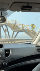 Driver travels coastal road in Miraflores with ocean views