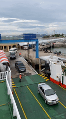 Routine ferry operations documented at Don Sak terminal Thailand