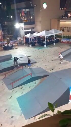 Pattaya scenes: skateboarding competition, shopping selfies, city lights