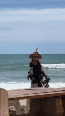 Morning Beach Activity Captured at Unknown Tropical Location