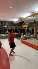 Dance fitness class in a Kuta studio, Bali