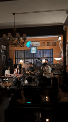 Live band performs afternoon set at Cội Bar, Thủ Đức