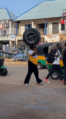 Ordinary street life documented in Bukuru, Nigeria