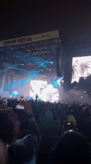 Packed outdoor concert lights up a Gdynia summer night