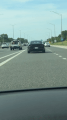 Black Dodge Charger spotted on Woodridge highway