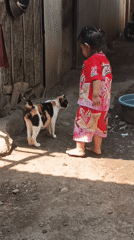 Everyday life in a Kedung Dowo compound, cat and all