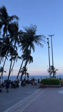 Ordinary coastal life documented in Nha Trang, Vietnam